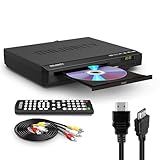 HDMI DVD Player für Fernseher | 1080P Region Frei DVD-Spieler für Smart TV | Mini DVD Spieler mit...