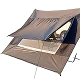 ZYWBOOMRR Auto-Seitenzelt für Chrysler Aspen, Für draußen, Camping,Black