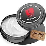 Lenzen Schuhcreme für glattes & genarbtes Leder – Premium Lederpflege Schuhe mit Glanz &...