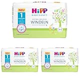 HiPP Babysanft Windeln Newborn 1 Einzel (Packung mit 3)