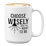 Schachspieler Kaffeetasse 425 ml weiß - wählen - Sie - Schachspieler Liebhaber Geek Master...