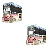 Belcando Finest Selection Adult Ente mit Reis und Preiselbeeren | Doppelpack | 2 x 12 x 125 g |...