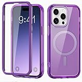 Handy-Flip-Hülle Durchsichtige Hülle kompatibel mit iPhone 15 Pro Hülle, stoßfest, schützend,...