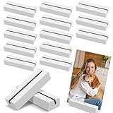 Dreamark 15 Stück Kartenhalter Holz Weiß, Tischkartenhalter & Menükartenhalter, Fotohalter Holz...