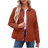 Steppjacke Damen Herbst Übergangsjacke Große Größen Herbstjacke Leicht Revers Winterjacke mit...