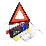 KFZ-Verbandtasche inkl. Warndreieck und Warnweste nach aktueller DIN 13164:2022 | Gültig für 2025...