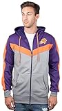 Ultra Game NBA Herren Kontrast Back Cut Full Zip Hoodie Sweatshirt