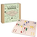 MILLIWOOD LUDO Spiel - Brettspiel - für 2-4 Personen - Spiele ab 4 Jahren - Gesellschaftsspiele -...