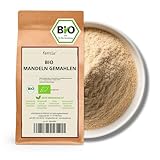 Kamelur Bio Mandeln gemahlen (100g), hochwertige BIO Mandeln blanchiert und gemahlen