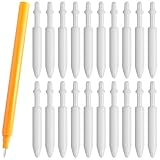 Cabilock 20 Stück Ersatzspitzen für Acrylmarker Nylonspitze 0,7mm Nachfüllbare Markerspitzen zum...