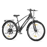 Touroll 27,5 Zoll E Bike, Elektrofahrrad E-Bike Herren Damen mit 36V 15.6Ah 561.6Wh Akku, Bis zu...