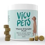 Vicupets Vitamin B Komplex für Hunde Plus mehr Neue REZEPTUR (2023) - 6 Monate Vorrat - (noch mehr...