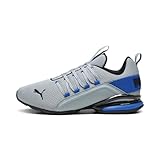 PUMA Herren Axelion Refresh Laufschuhe 44Cool Mid Gray Ultra Blue Black