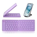 AIDIRui Mini Faltbare Bluetooth Wireless Tastatur (Synchronisieren Sie bis zu 3 Geräte), tragbare...