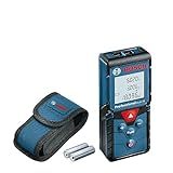 Bosch Professional Laser Entfernungsmesser GLM 40 (Flächen-/Volumenberechnung, max. Messbereich: 40...