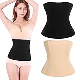 Pluvyze 2 Pcs Korsett Damen Bauchweggürtel Bauchgurt Nach Geburt Korsett Damen Bauchweg Schwarz und...