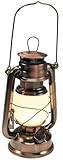 ChiliTec LED Camping Laterne Campinglampe 23cm Dimmbar Batterie 4x AA Mignon Retro Gartenlaterne mit...