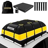 GADLANE Autodachtasche - 20 Kubikfuß wasserdichte Dachbox für Autos mit/ohne Dachträger,...
