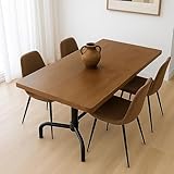 Mendler Esszimmertisch HWC-P31, Tisch Esszimmertisch, Industrial Holz 140x80cm - Natur, schwarzes...