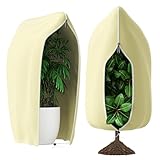 Priksia Pflanzenschutzhaube 2 Stück, Winterschutz für Pflanzen Frostschutz, Reißfest, mit...