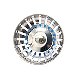 Wuyangcun Waschbecken Siebkörbchen Spüle 78mm Abflussstopfen Küche Abflusssieb...
