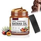 Batana Öl für Haare, Bio Haaröl für Haarwachstum und Reparatur, Natürliches Batana Oil gegen...