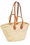 ORIGINAL Ibiza Tasche Korbtasche Strandtasche Cesta 50cm groß | Marokkanische Palmblatt...