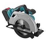 Kreissägen Bürstenlose Elektrische Kreissäge, 7-Zoll-Akku-Hochleistungs-Brettschneidemaschine,...