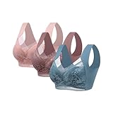 Vollfigur-BH für Damen, Spitzen-BHs, bequem, Anti-Durchhängen, Übergröße, Sport-Korrektur, hohe...