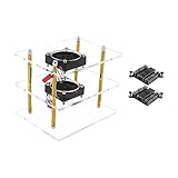 Gehäuse für OrangePi 5Plus mit Lüfter und Kühlkörper-Set, transparente...