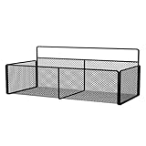 SHINEOFI Wandhängendes Aufbewahrungsregal aus Metall 38cm Großzügig Kosmetik und Küchenregal...