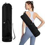 yotutun Yogatasche, Yogamatte Tasche mit Verstellbarem Schultergurt Yoga Tasche Groß mit Nassfach...