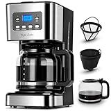 Taylor Swoden Darcy - 950W Kaffeemaschine mit Timer,1.5L Filterkaffeemaschine 12 Tassen,...