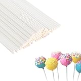 Sufune 100 Stück Cake Pop Stiele,Cakepop Stiel,Cake Pops Stiele,Cakepopstiel,Lolli Stiele,Cake Pop...