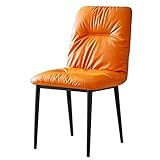 LGESR Modern Dining Chair Modern Kitchen Dining Chairs,Water Proof PU Leather Side Chair with Carbon...
