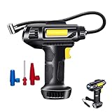Reifeninflatorpumpe - Kabellos wiederaufladbarer Luftkompressor | High Power 12V 100W Digital...
