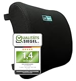 JX Office Ergonomisches Rückenkissen vorbeugt und lindert Rückenschmerzen - Memory Foam...