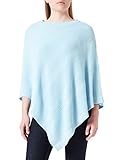 s.Oliver Damen Poncho, Blau, Einheitsgröße EU