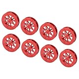 DOITOOL 8 Stück Teiliges Rot Langlebiges Kunststoff Aquarium dekor DIY Wasserrad Modell für Zen...