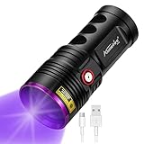 Alonefire H42UV 36W 365nm UV Taschenlampe USB Aufladbar Schwarzlicht Haustier Urin Detektor für...