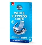 PERLWEISS White Express Strips - Zahnaufhellung in 15 Minuten - Bis zu 2 Stufen weißere Zähne -...