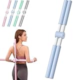 Yoga Stange Haltungskorrektur, Haltungskorrektor & Haltungstrainer | 80cm | 2-in-1 Rückenstab für...
