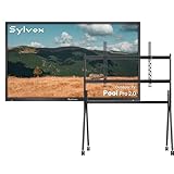 SYLVOX 75 Zoll Outdoor Smart TV mit Ständer, | 4K UHD 2000 Nits HDR10 | Google TV | IP55...