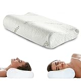 ENGRUPPE Orthopädisches Nackenstützkissen aus Memory Foam - ergonomisches Kopfkissen,...