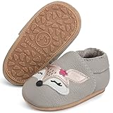 IceUnicorn Krabbelschuhe Baby Lauflernschuhe Weicher Leder Jungen Mädchen Lederschuhe Babys...