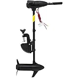 U-BCOO 8 Geschwindigkeit 12V 55LBS Aussenborder Elektromotor Pfund Schub Salzwasser Transom montiert...