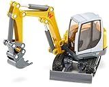 siku 3559, Wacker Neuson ET 65 Kettenbagger, 1:50, Metall/Kunststoff, Gelb, Bewegliches...