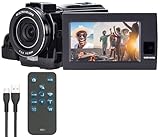 Somikon Videocam: Dual-Lens-4K-UHD-Camcorder mit Sony-Sensor und FHD-Rückkamera (Videocamera, Mini...