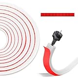 Ledebouk Kabelkanal Selbstklebend 4m, Kabel Verstecken, Flexibler Kabelkanal Klein Halbrund,...