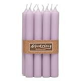 Nordring 8 Stabkerzen 2,2 x 18 cm flieder